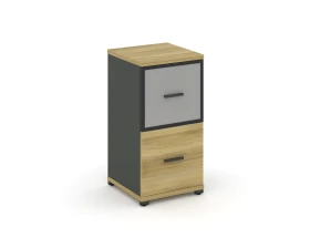 Шкаф 1 узкая секция, 2 ниши CN.STU-212 RMB A 420x420x818 Концепт / Concept images