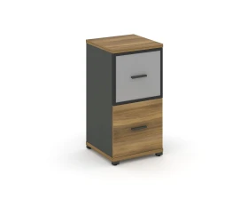 Шкаф 1 узкая секция, 2 ниши CN.STU-212 RMB A 420x420x818 Концепт / Concept images