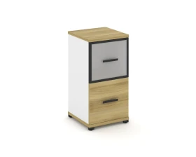 Шкаф 1 узкая секция, 2 ниши CN.STU-212 RMB B 420x420x818 Концепт / Concept images
