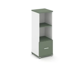 Шкаф 1 узкая секция, 3 ниши CN.STU-311 W 420x420x1186 Концепт / Concept images