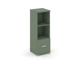 Шкаф 1 узкая секция, 3 ниши CN.STU-311 W 420x420x1186 Концепт / Concept images