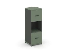 Шкаф 1 узкая секция, 3 ниши CN.STU-315 A 420x420x1186 Концепт / Concept images