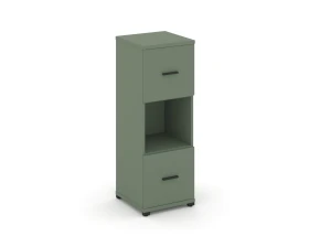 Шкаф 1 узкая секция, 3 ниши CN.STU-315 B 420x420x1186 Концепт / Concept images