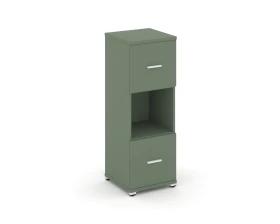 Шкаф 1 узкая секция, 3 ниши CN.STU-315 W 420x420x1186 Концепт / Concept images