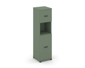 Шкаф 1 узкая секция, 4 ниши CN.STU-415 B 420x420x1554 Концепт / Concept images