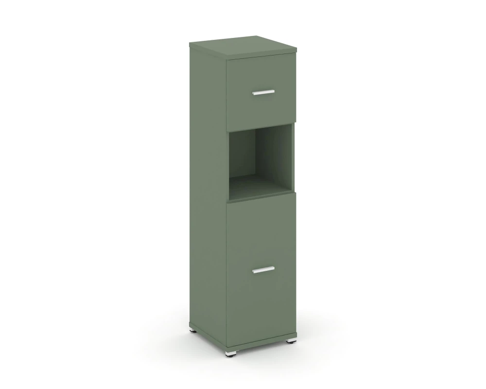 Шкаф 1 узкая секция, 4 ниши CN.STU-415 W 420x420x1554 Концепт / Concept