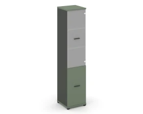Шкаф 1 узкая секция, 5 ниш CN.STU.E-512 SM A 420x420x1922 Концепт / Concept images