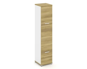 Шкаф 1 узкая секция, 5 ниш CN.STU.E-512 W 420x420x1922 Концепт / Concept images