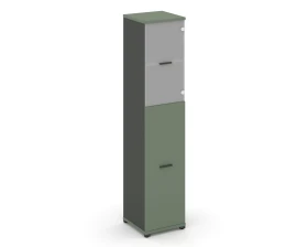 Шкаф 1 узкая секция, 5 ниш CN.STU.E-515 SM A 420x420x1922 Концепт / Concept images