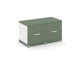 Шкаф 2 узкие секции, 1 ниша CN.STU-123 W 836x420x450 Концепт / Concept images