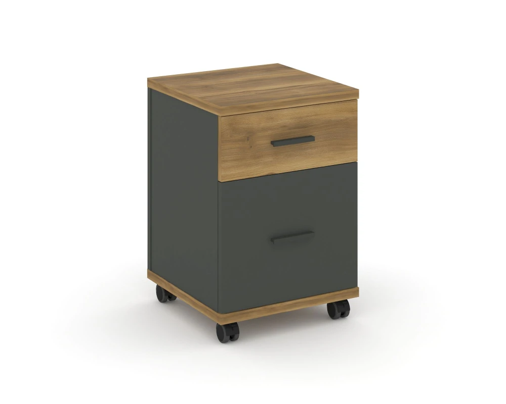 Тумба мобильная 1 ящ. 1 распаш. фасад CN.TUM-009 A 420x420x615 Концепт / Concept