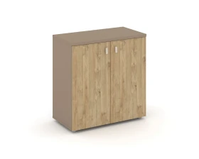 Шкаф низкий широкий (2 низких фасада ЛДСП) 80x42x82,3 Эстетика / Estetica images