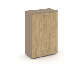 Шкаф средний широкий (2 средних фасада ЛДСП) 80x42x120,7 Эстетика / Estetica images