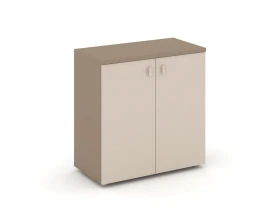 Шкаф низкий широкий (2 низких фасада ЛДСП) 80x42x82,3 Эстетика / Estetica images