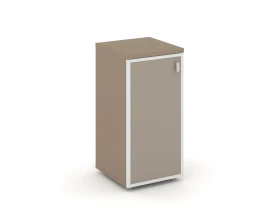 Шкаф низкий узкий левый (1 низкий фасад стекло Лакобель в раме) 40x42x82,3 Эстетика / Estetica images