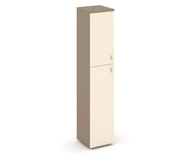 Шкаф высокий узкий левый (1 средний фасад ЛДСП + 1 низкий ЛДСП) 40x42x197,7 Эстетика / Estetica images