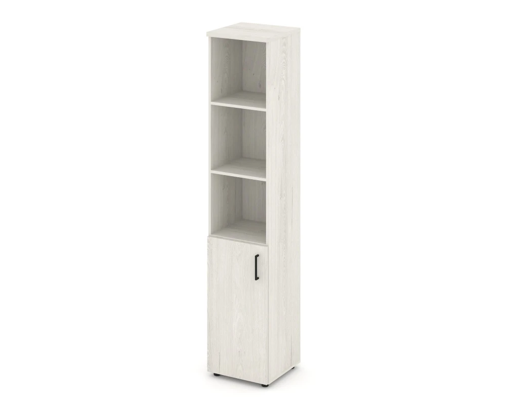 Шкаф высокий узкий полузакрытый левый 400x400x1982 Стайл Проджект / Style Project