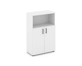 Шкаф средний широкий закрытый с нишей 796x400x1203 Стайл Проджект / Style Project images