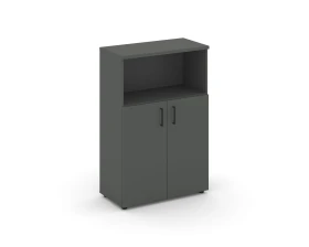 Шкаф средний широкий закрытый с нишей 796x400x1203 Стайл Проджект / Style Project images