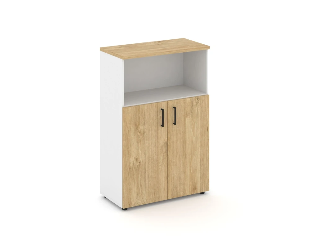 Шкаф средний широкий закрытый с нишей 796x400x1203 Стайл Проджект / Style Project