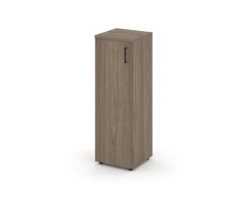 Шкаф средний узкий левый закрытый 400x400x1203 Стайл Проджект / Style Project images