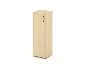 Шкаф средний узкий левый закрытый 400x400x1203 зад. стенка HDF Стайл Проджект / Style Project images