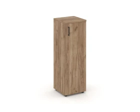 Шкаф средний узкий правый закрытый 400x400x1203 зад. стенка HDF Стайл Проджект / Style Project images