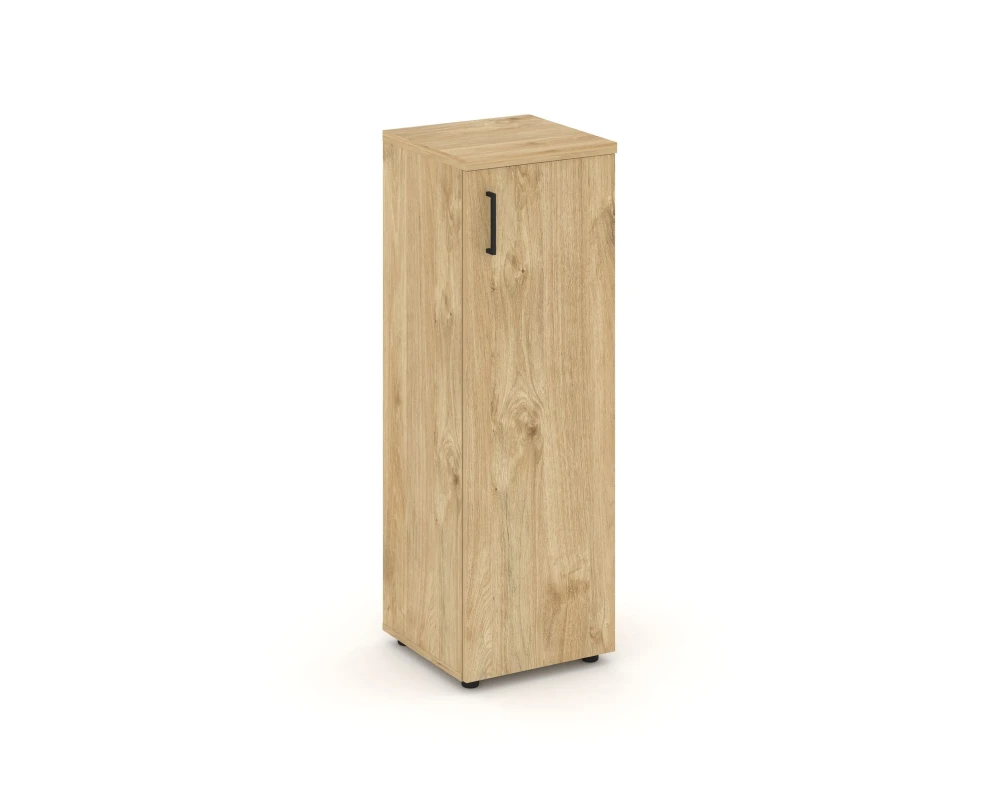 Шкаф средний узкий правый закрытый 400x400x1203 зад. стенка HDF Стайл Проджект / Style Project