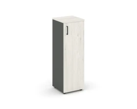 Шкаф средний узкий правый закрытый 400x400x1203 зад. стенка HDF Стайл Проджект / Style Project images