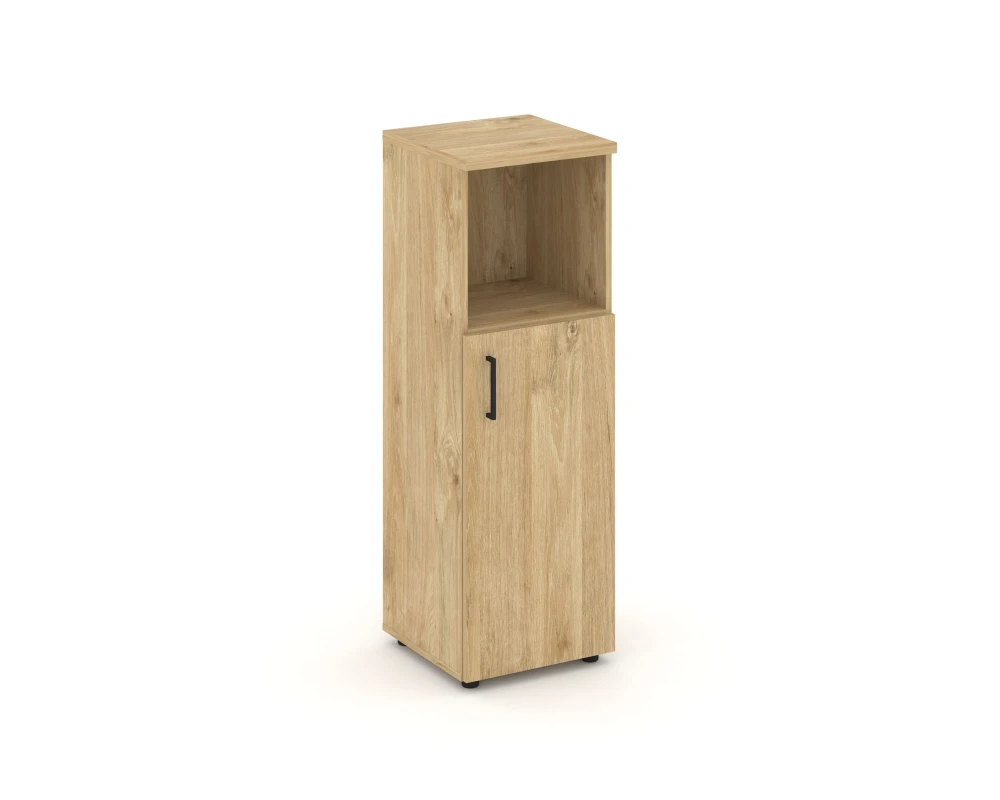 Шкаф средний узкий правый закрытый с нишей 400x400x1203 Стайл Проджект / Style Project