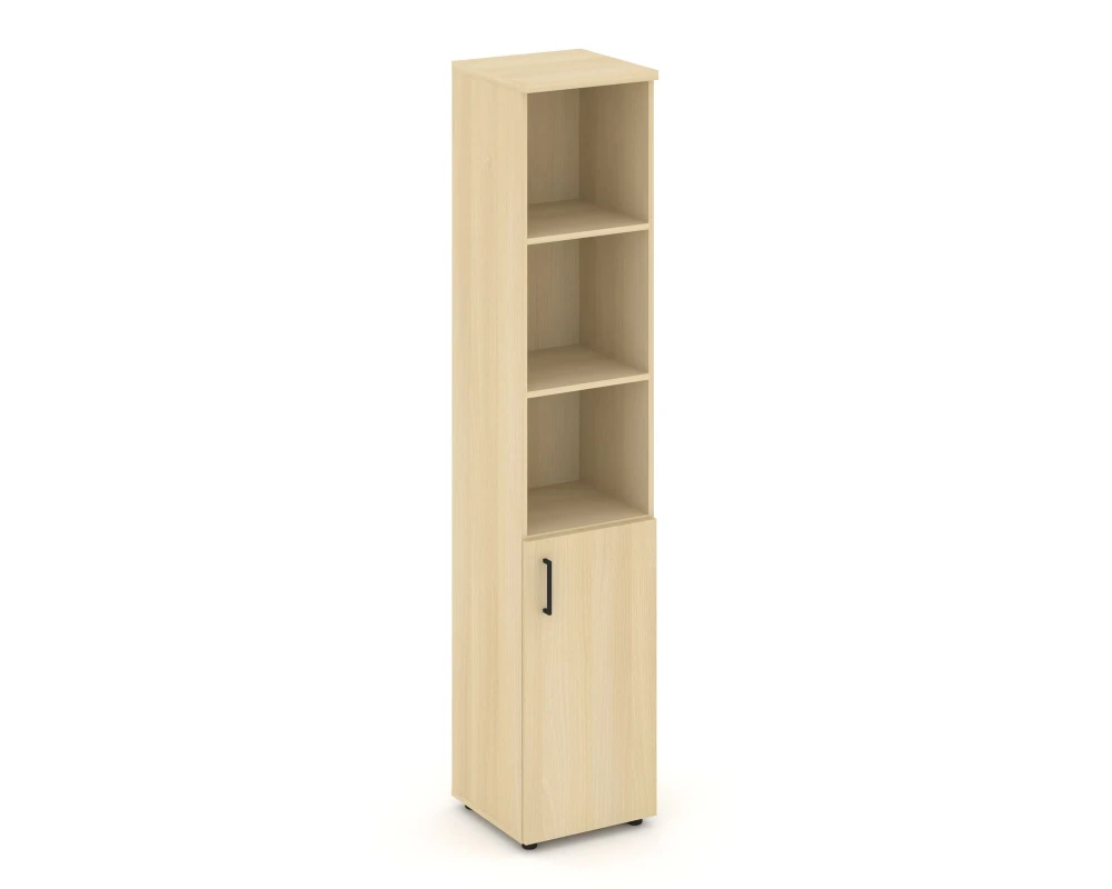 Шкаф высокий узкий полузакрытый правый 400x400x1982 Стайл Проджект / Style Project