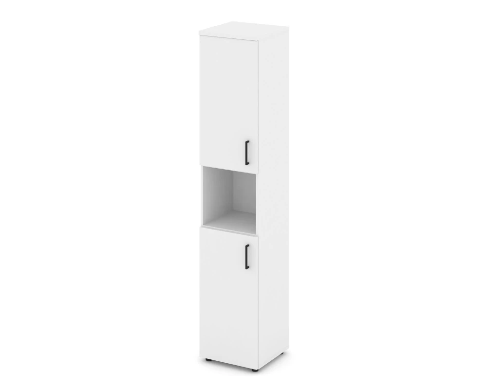 Шкаф высокий узкий с нишей закрытый левый 400x400x1982 Стайл Проджект / Style Project