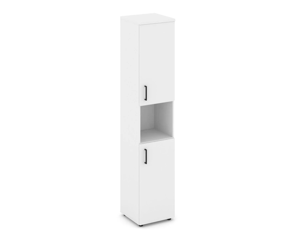 Шкаф высокий узкий с нишей закрытый правый 400x400x1982 Стайл Проджект / Style Project