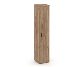 Шкаф высокий узкий унив. 400x400x1982 зад. стенка HDF Стайл Проджект / Style Project images