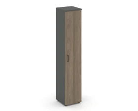 Шкаф высокий узкий унив. 400x400x1982 зад. стенка HDF Стайл Проджект / Style Project images