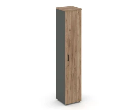 Шкаф высокий узкий унив. 400x400x1982 зад. стенка HDF Стайл Проджект / Style Project images