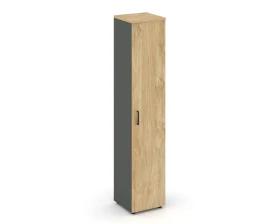 Шкаф высокий узкий унив. 400x400x1982 зад. стенка HDF Стайл Проджект / Style Project images