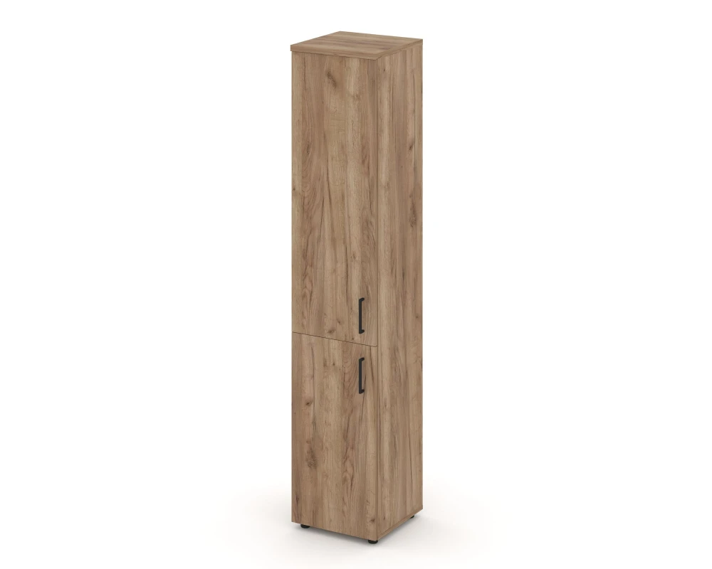 Шкаф высокий узкий закрытый левый 400x400x1982 Стайл Проджект / Style Project
