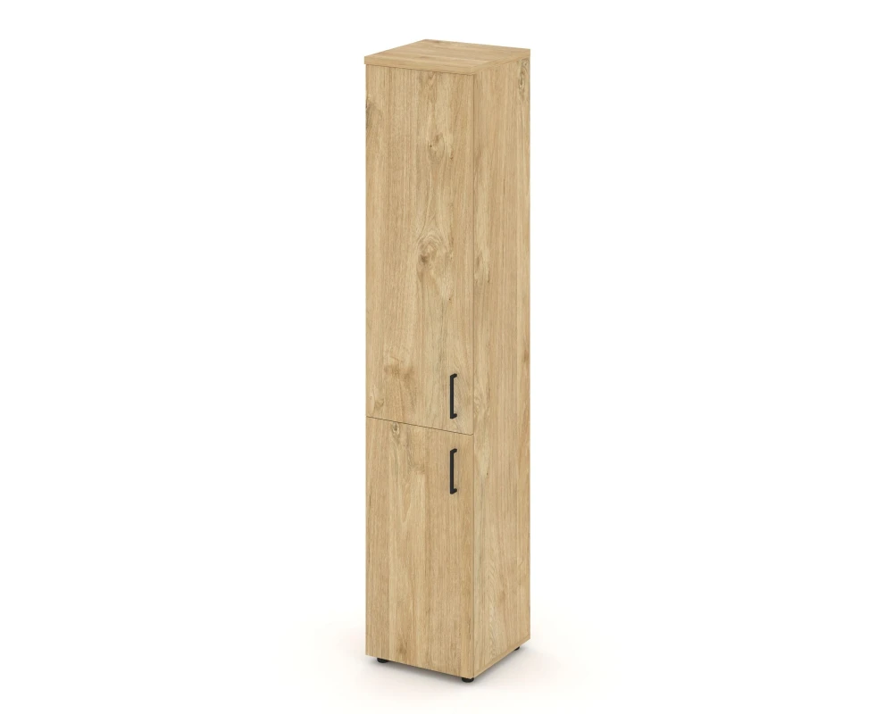 Шкаф высокий узкий закрытый левый 400x400x1982 Стайл Проджект / Style Project