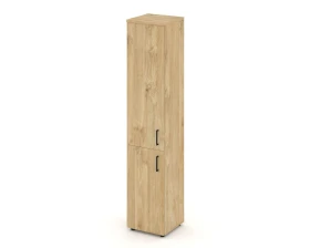 Шкаф высокий узкий закрытый левый 400x400x1982 Стайл Проджект / Style Project images