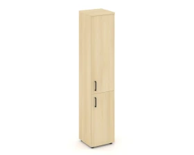 Шкаф высокий узкий закрытый правый 400x400x1982 Стайл Проджект / Style Project images