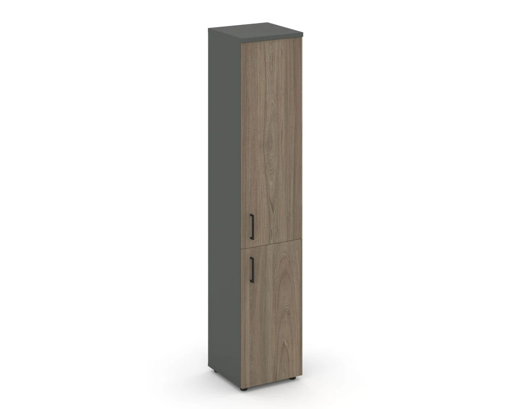 Шкаф высокий узкий закрытый правый 400x400x1982 Стайл Проджект / Style Project
