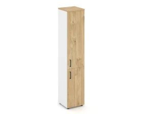 Шкаф высокий узкий закрытый правый 400x400x1982 Стайл Проджект / Style Project images