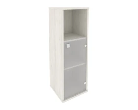 Шкаф средний узкий 1 низкая дверь стекло правый 412x410x1215 Стайл Систем / Style System images